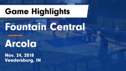 Fountain Central  vs Arcola  Game Highlights - Nov. 24, 2018