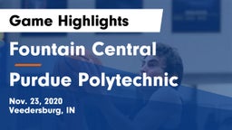 Fountain Central  vs Purdue Polytechnic  Game Highlights - Nov. 23, 2020