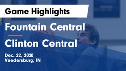 Fountain Central  vs Clinton Central  Game Highlights - Dec. 22, 2020