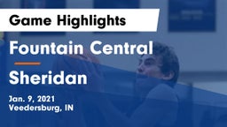 Fountain Central  vs Sheridan  Game Highlights - Jan. 9, 2021