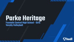 Fountain Central volleyball highlights Parke Heritage