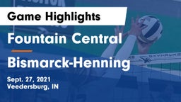 Fountain Central  vs Bismarck-Henning Game Highlights - Sept. 27, 2021