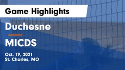 Duchesne  vs MICDS Game Highlights - Oct. 19, 2021