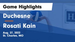 Duchesne  vs Rosati Kain Game Highlights - Aug. 27, 2022