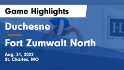 Duchesne  vs Fort Zumwalt North  Game Highlights - Aug. 31, 2022