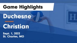 Duchesne  vs Christian  Game Highlights - Sept. 1, 2022