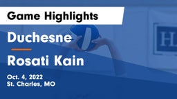 Duchesne  vs Rosati Kain Game Highlights - Oct. 4, 2022