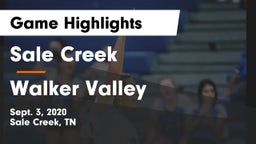 Sale Creek  vs Walker Valley  Game Highlights - Sept. 3, 2020