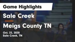 Sale Creek  vs Meigs County TN Game Highlights - Oct. 22, 2020
