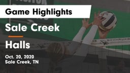 Sale Creek  vs Halls  Game Highlights - Oct. 20, 2020