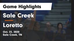 Sale Creek  vs Loretto Game Highlights - Oct. 22, 2020