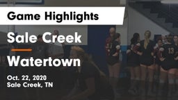 Sale Creek  vs Watertown  Game Highlights - Oct. 22, 2020