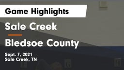 Sale Creek  vs Bledsoe County  Game Highlights - Sept. 7, 2021
