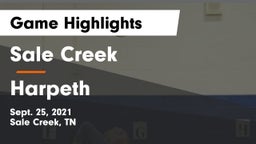 Sale Creek  vs Harpeth  Game Highlights - Sept. 25, 2021