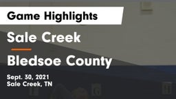 Sale Creek  vs Bledsoe County  Game Highlights - Sept. 30, 2021