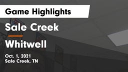 Sale Creek  vs Whitwell  Game Highlights - Oct. 1, 2021