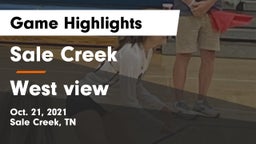 Sale Creek  vs West view  Game Highlights - Oct. 21, 2021