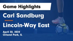 Carl Sandburg  vs Lincoln-Way East  Game Highlights - April 30, 2024