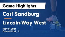 Carl Sandburg  vs Lincoln-Way West  Game Highlights - May 8, 2024