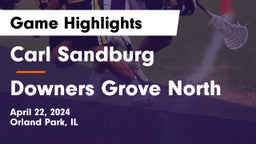 Carl Sandburg  vs Downers Grove North  Game Highlights - April 22, 2024