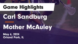 Carl Sandburg  vs Mother McAuley  Game Highlights - May 6, 2024