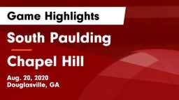 South Paulding  vs Chapel Hill  Game Highlights - Aug. 20, 2020