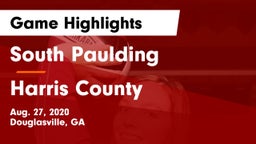 South Paulding  vs Harris County  Game Highlights - Aug. 27, 2020