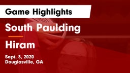 South Paulding  vs Hiram  Game Highlights - Sept. 3, 2020