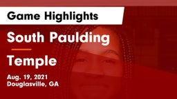 South Paulding  vs Temple  Game Highlights - Aug. 19, 2021