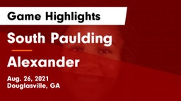 South Paulding  vs Alexander  Game Highlights - Aug. 26, 2021