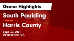 South Paulding  vs Harris County  Game Highlights - Sept. 30, 2021
