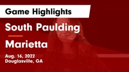 South Paulding  vs Marietta  Game Highlights - Aug. 16, 2022