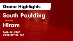 South Paulding  vs Hiram Game Highlights - Aug. 30, 2022