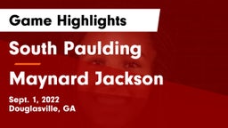 South Paulding  vs Maynard Jackson  Game Highlights - Sept. 1, 2022