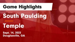 South Paulding  vs Temple  Game Highlights - Sept. 14, 2023