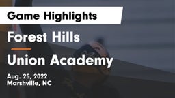 Forest Hills  vs Union Academy  Game Highlights - Aug. 25, 2022