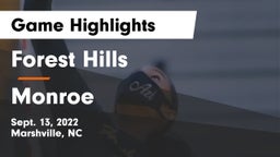 Forest Hills  vs Monroe  Game Highlights - Sept. 13, 2022