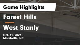 Forest Hills  vs West Stanly Game Highlights - Oct. 11, 2022