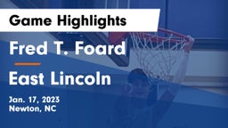 Fred T. Foard  vs East Lincoln  Game Highlights - Jan. 17, 2023
