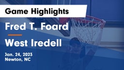 Fred T. Foard  vs West Iredell Game Highlights - Jan. 24, 2023