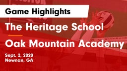 The Heritage School vs Oak Mountain Academy Game Highlights - Sept. 2, 2020