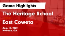 The Heritage School vs East Coweta  Game Highlights - Aug. 18, 2022