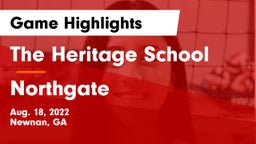 The Heritage School vs Northgate  Game Highlights - Aug. 18, 2022