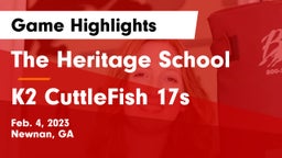 The Heritage School vs K2 CuttleFish 17s Game Highlights - Feb. 4, 2023
