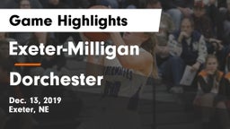 Exeter-Milligan  vs Dorchester  Game Highlights - Dec. 13, 2019