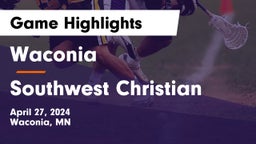 Waconia  vs Southwest Christian  Game Highlights - April 27, 2024