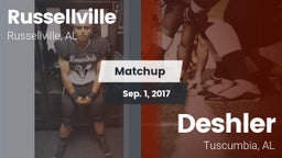 Matchup: Russellville High vs. Deshler  2017