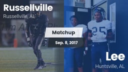 Matchup: Russellville High vs. Lee  2017