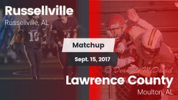 Matchup: Russellville High vs. Lawrence County  2017