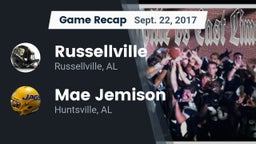 Recap: Russellville  vs. Mae Jemison  2017